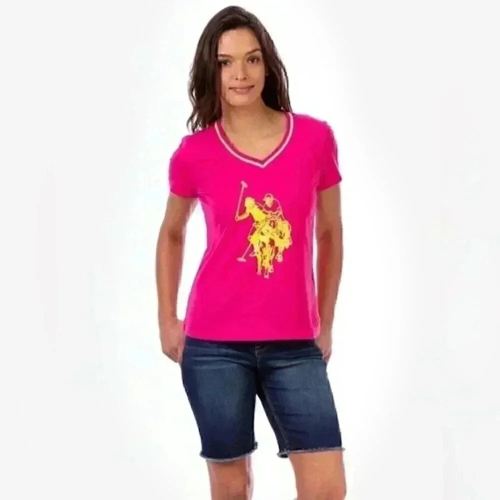 U.S. Polo Assn V-Neck Logo T-Shirt